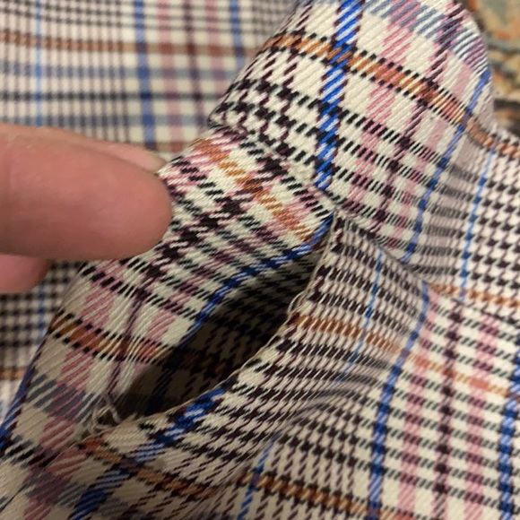 Anthropologie malcom plaid tapered pant w/cuff - Picture 6 of 9